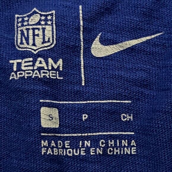 Nike NFL Team Apparel Dallas Cowboys Hooded Button Henley Long Sleeve T Mens Sma - Picture 4 of 8